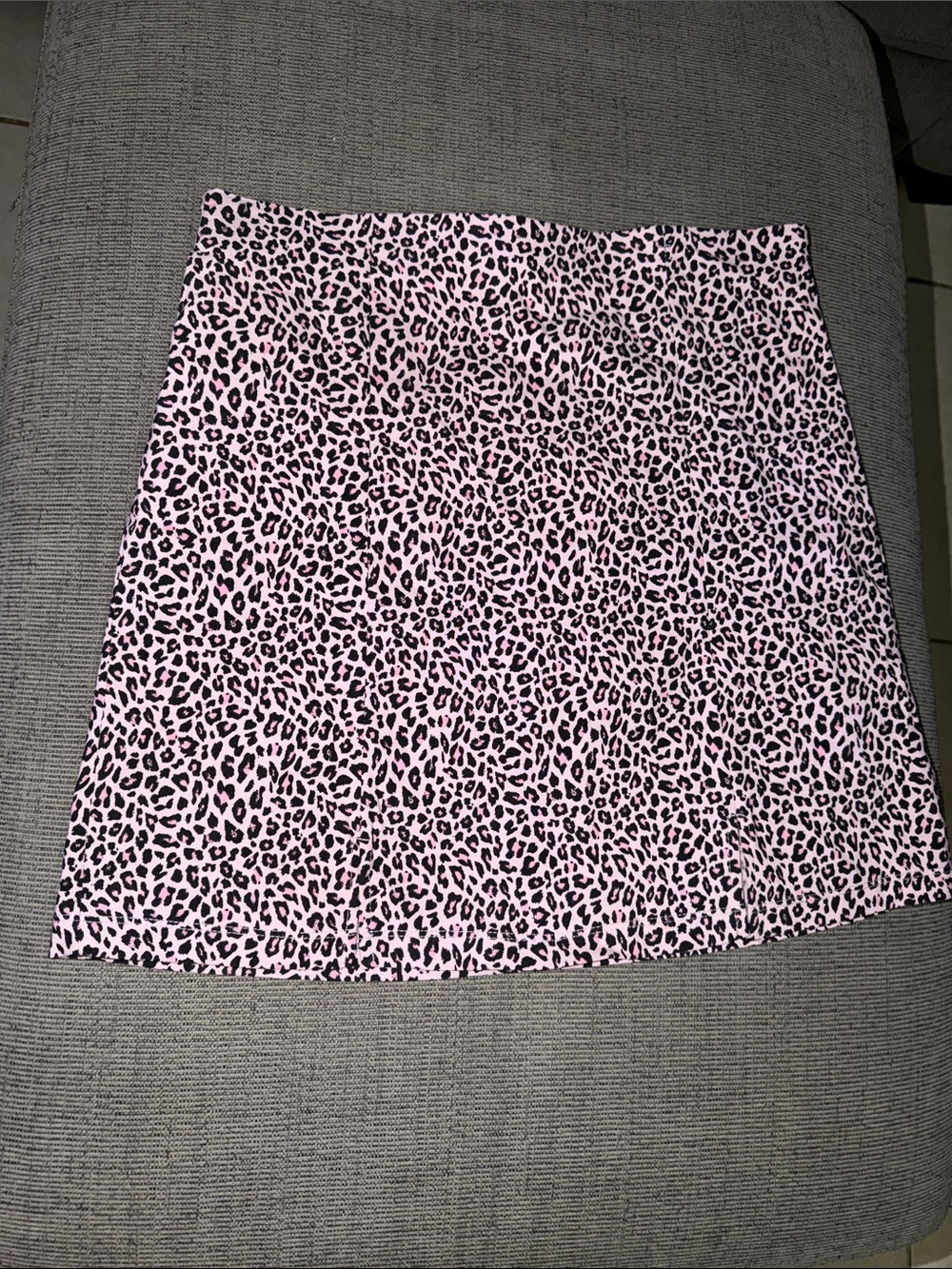 TOPSHOP Pink Leopard Skirt size: 10